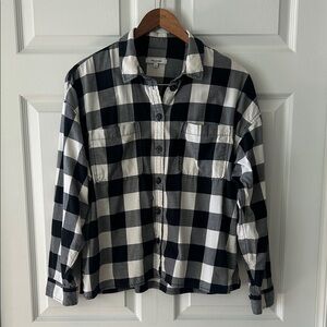 Madewell Buffalo Plaid Button Up Shirt Sz L